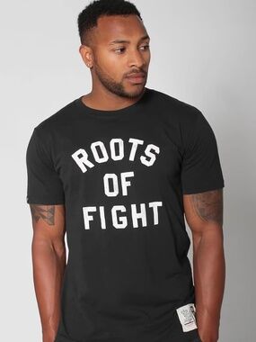 Roots of Fight ROF vintage black t shirt